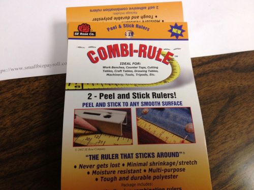 Se rose combi-rule peel and stick 100 cm metric and 39.4 standard ruler new for sale