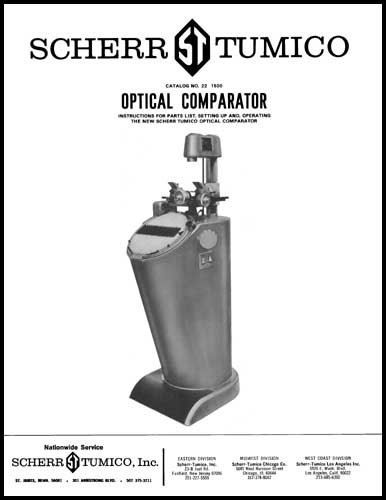 Scherr - Tumico 14 Inch Comparator Manual