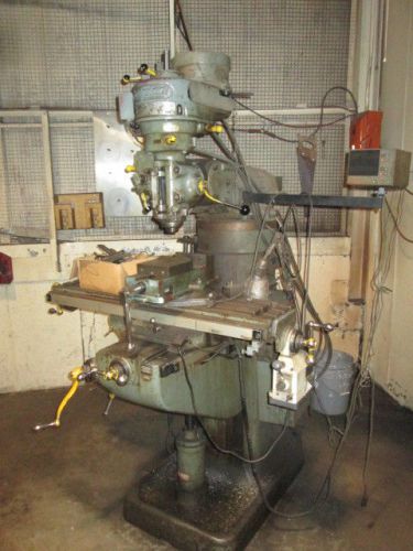 Bridgeport, 9 x 42 table, power feed, 1 hp, step pulley,r.o.&#039;s, tooling for sale