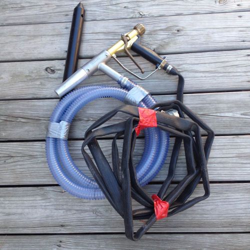 CLEMCO PowerGun Portable Suction Blast Tool Sandblaster Power Gun, Hose