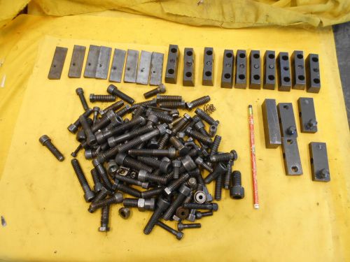 Cnc tool holder parts lot lathe machine wedge block clamp bolts shims okuma for sale