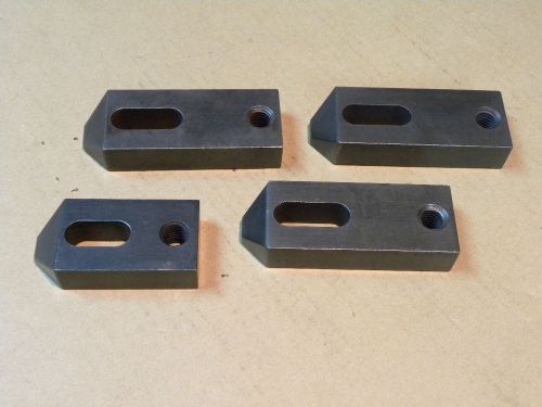 4pc Lot - 1/2&#034; Tapped End Clamp - Tapered Nose 3&#034;-4&#034;L - L031