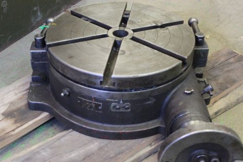 12&#034; News Horizontal Rotary Indexing Table in good condition. Rotates smoothly.