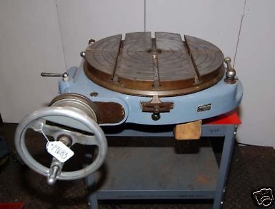 Walters Rotary Table 19-1/2 Inch Dia. Made in Germany