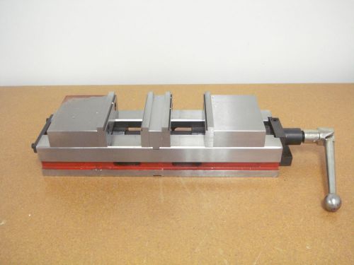 Double lock machine vise, 6-1/4&#034; jaw width, 4&#034; opening, 2&#034; depth for sale