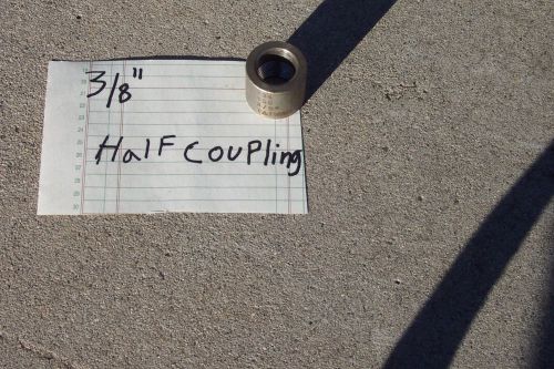 HALF COUPLING 3/8&#034; STAINLESS STEEL,  150#, npt,pipe fitting (two for one)