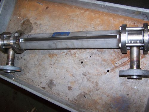 Jogler 1&#034; 316 stainless steel flanged site glass flow indicator 5507l1 155 psi for sale