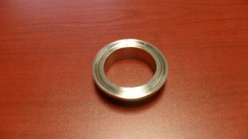 1.5&#034; stainless short weld ferrule, dairy, sanitary, tri clover, 304, new for sale
