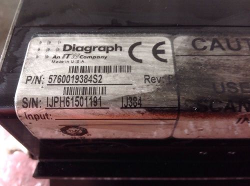 ITW Diagraph IJ384 5760019384S2 Impulse Jet Print Head