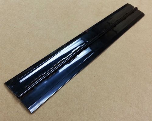 Black acrylic plastic hinge 12&#034; long x 1-3/4&#034; wide for sale