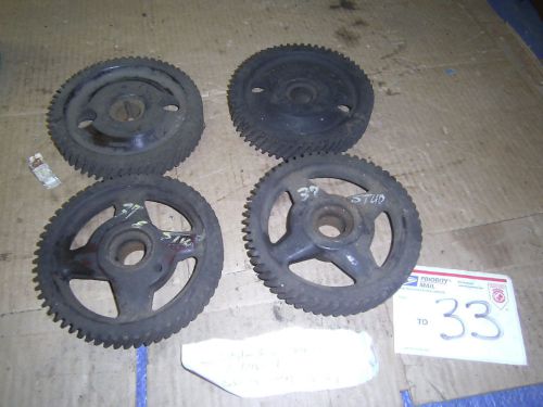 VINTAGE Molded gear pulley US 1778789 A LIQUID CARBONIC WESTINGHOUSE M10 SODA !%