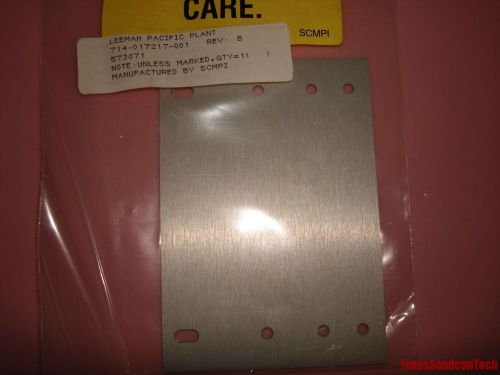 Lam research 714-017217-001 class c scmpi plate - rev. b - new for sale