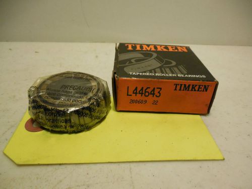 TIMKEN TAPERED ROLLER BEARING CONE L44643. MB2