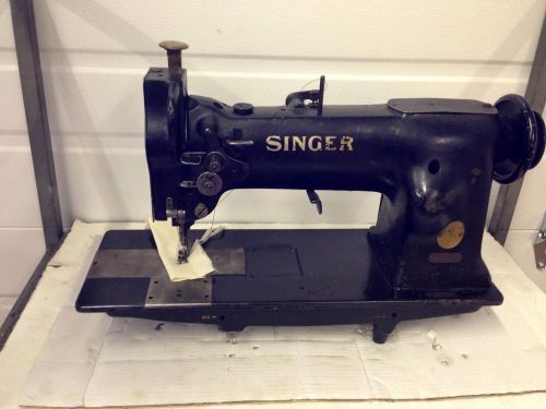 Singer 111w106  heavy duty  needle feed  edge cutter  industrial sewing machine for sale