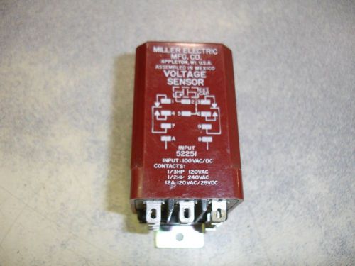 MILLER Electric  Voltage Sensor Input 100 VAC/DC 1/3 HP 120VAC 1/2 HP 240 VAC