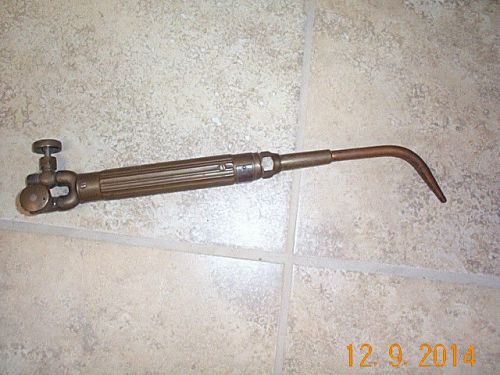 Purox welding torch handle mixing chamber with 1 tip used untested for sale