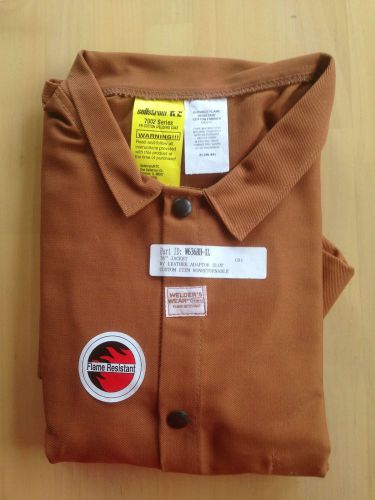 Sellstrom 7002 W636HH-L, Flame Resistant Welders Jacket, Brown, X-Large