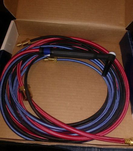 Radnor 64005504 20F-12-R 250 Amp Flex Hd TIG Torch Pkg 12.5&#039; Braided Power Cable