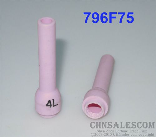 10 pcs #4 796F75 Alumina Nozzle Cups for WP-9 WP-20 WP-25 6.5mm 1/4&#034;