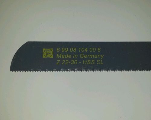 Fein Reciprocating Hack Saw Blade Z 22-30 High Speed Steel SL 12 TPI NEW Germany