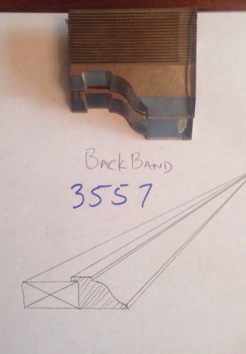 Lot 3557 Back Band Moulding Weinig / WKW Corrugated Knives Shaper Moulder