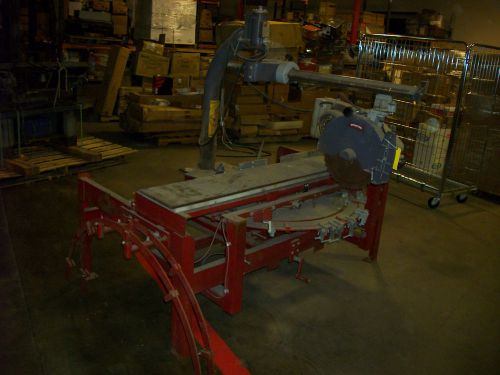 Speed cut ssa-17  16&#034; radial arm truss saw 42&#034; crosscut  5 hp 208-230/460v for sale
