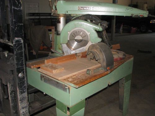 Radial saw, dewalt  model ge for sale