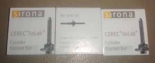 CEREC/Inlab Cylinder Pointed Burs - Compact Mill - 15 total - NO RESERVE!