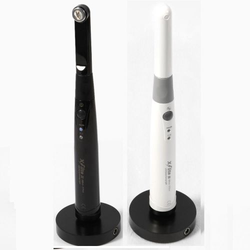 2 Dental 5W Cordless LED Curing Light Lamp 330° Rotation Black and White
