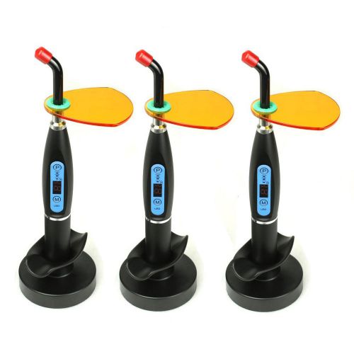 3x Dental Wireless Cordless LED Curing Light Lamp Whitening Dentist Tooth T1