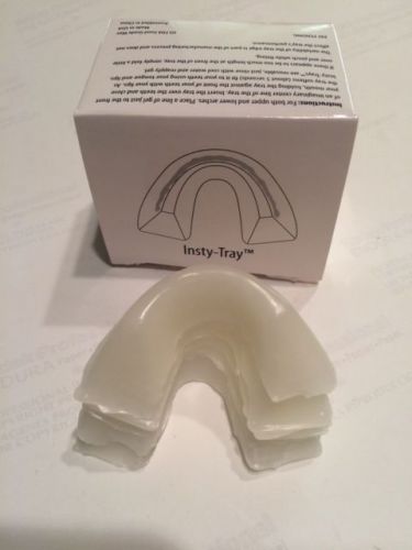 NEW Dental Insty Tray Nu radiance Instant Forming  Single Use Wax Tray Instant