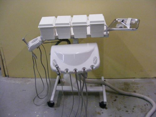 Dentech alliance h advance dental delivery cart duo combo doctor assistant unit for sale
