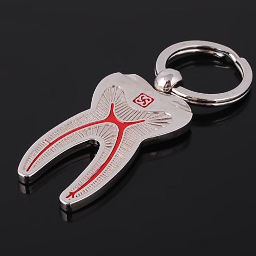 10pcs Molar Tooth Root Key Chains for Dentist Dental Clinic Graduation Gift