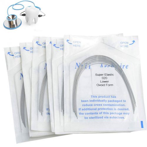 SALE100 packs dental Orthodontic Super Elastic Niti (Round) Arch Wire 10pcs/pack