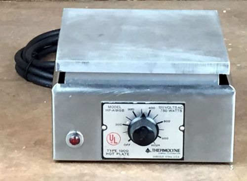 Thermolyne 1900 Hot Plate * 6&#034; x 6&#034; Surface * HP-A1915B * 750 W * Tested
