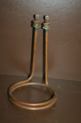 Heating element immersion 120v 1350 watts right angle 5 in loop round unused for sale