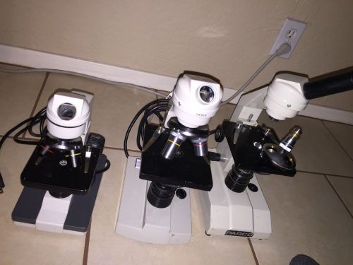 LOT OF 3  Student Microscopes  &#034;The Skope&#034;
