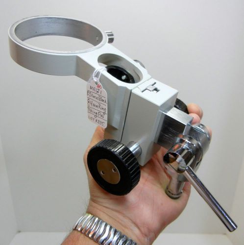 Meiji microscope fs focus block, 84mm holder, standard pin, list $335 nice #80 for sale
