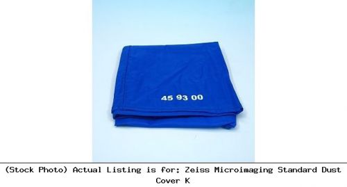 Carl zeiss microscopy standard dust cover k without camera 459300 0000: 45930000 for sale