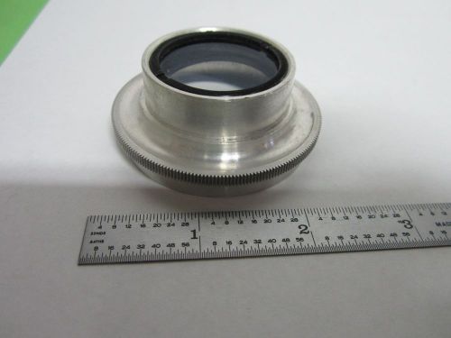 MICROSCOPE PART STEREO OBJECTIVE LENS UNKNOWN MAKER OPTICS AS IS BIN#M9-40