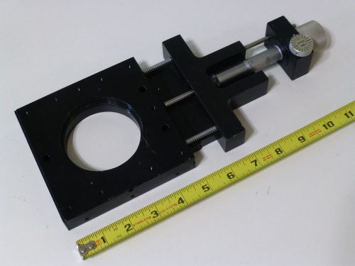 Oriel / newport linear translation stage with micrometer, 2&#034; range, 0.5um/div for sale