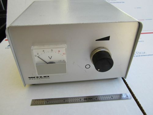 MICROSCOPE POWER SUPPLY WILD HEERBRUGG LAMP ILLUMINATOR SWISS OPTICS BIN-OPT