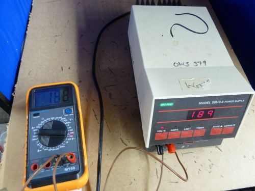 Bio-Rad 200/2.0 electrophoresis power supply (Q7)
