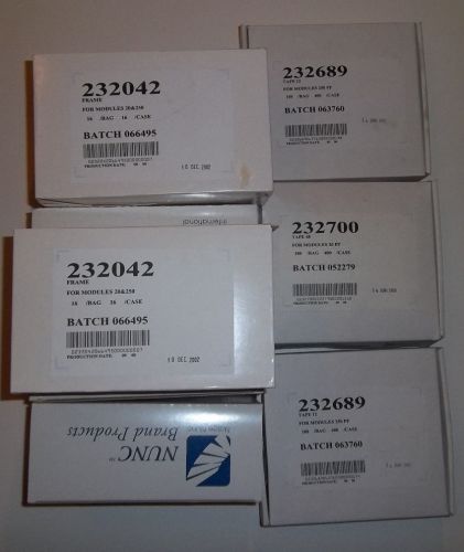 Large lot of nalge nunc module frames and tape, nalgene 232042 232689 232700 for sale