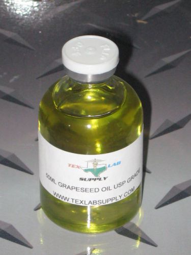 Tex lab supply 50 ml grape seed oil usp grade - sterile for sale