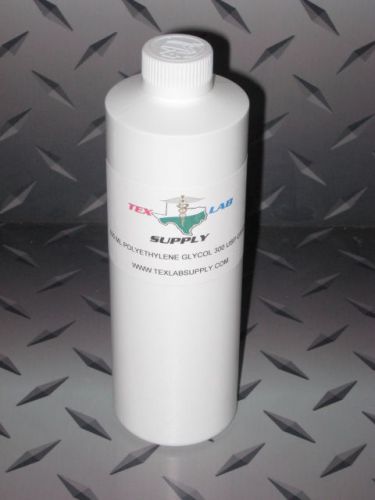 Tex lab supply 500 ml polyethylene glycol - 300 peg usp grade - sterile for sale