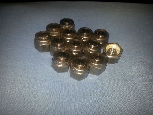 1/4 inch stainless steel Parker caps