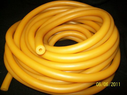 50 Feet of Crazy Thick Latex Rubber Tubing 1/4&#034; I.D x 3/16 w x 5/8&#034; O.D