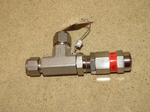 ++ SWAGELOK SS-R4S8 HIGH PRESSURE 50-1500PSI 1/2IN RELIEF VALVE  -NEW?