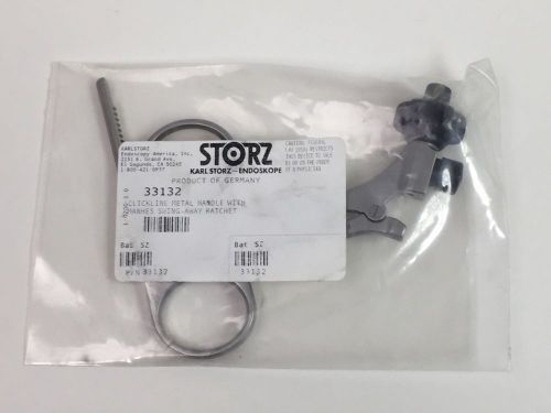 Karl storz 33132 with manhes swing-away ratchet clickline metal handle for sale